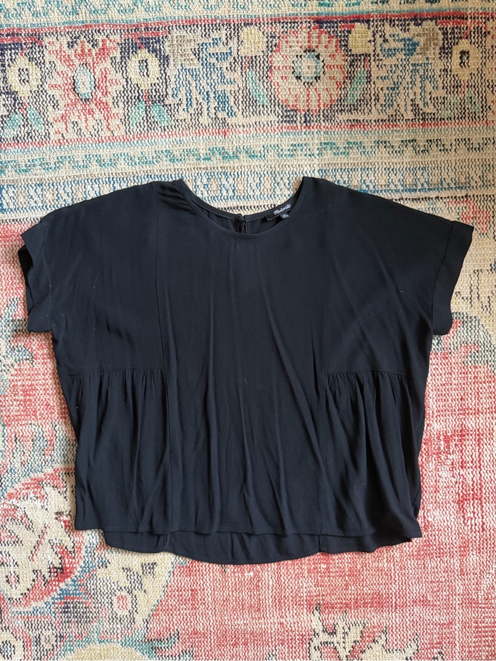 MADEWELL Flowy Black Top